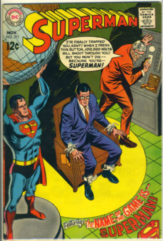 SUPERMAN #211 © November 1968 DC Comics